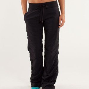 Lululemon 4 Dance Studio pant lined black 31 inseam